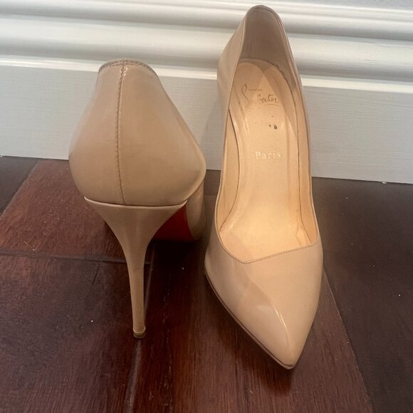 Christian Louboutin Corneille 100 Jazz Calf Pumps - Size 37.5 - Picture 2 of 5